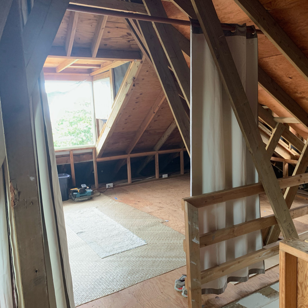 remodels and renovations yoga studio before